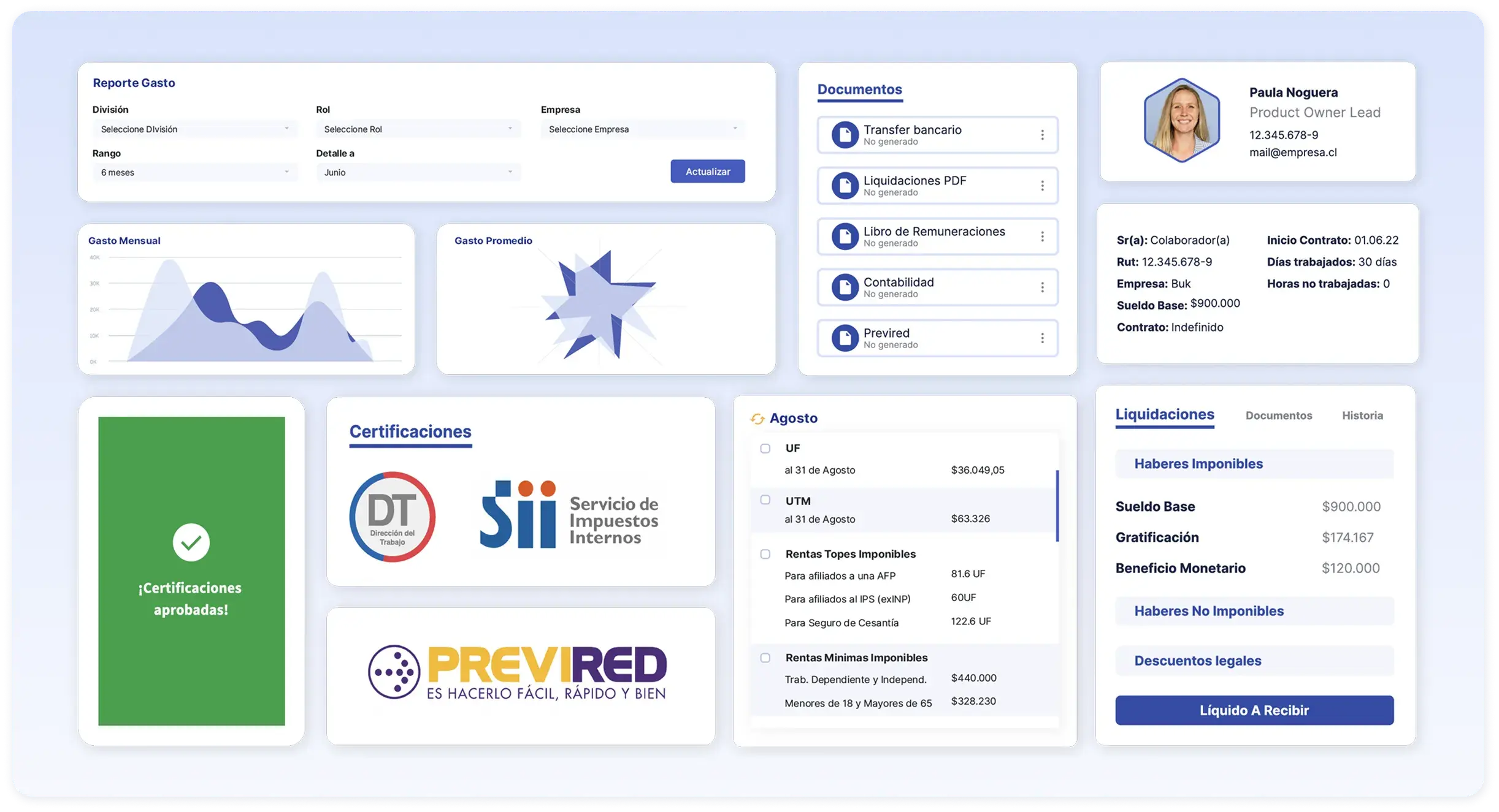 Captura pantalla de remuneraciones