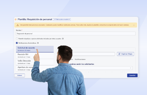WORFLOW DE BUSQUEDA (REQUISICIÓN DE PERSONAL) 